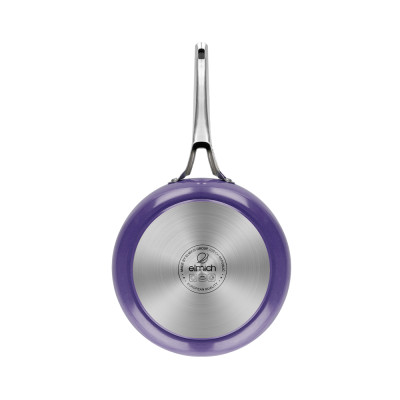 Chảo chống dính Full induction Elmich Hera EL8248 đương kính 28cm miệng chống văng dầu - Hàng chính hãng