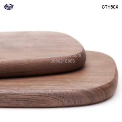 Thớt gỗ óc chó nhập khẩu Mỹ (CTH502) ️khay bánh mì/ bít tết/ pizza/ phụ kiện chụp ảnh