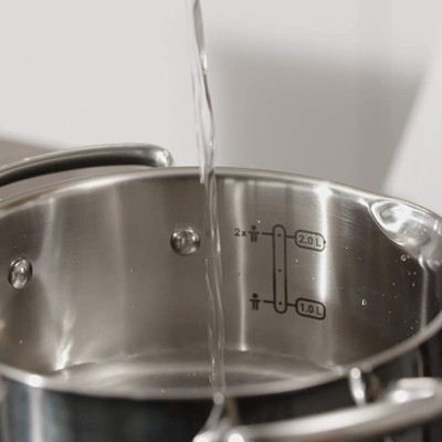 Bộ Nồi 4 Sets TEFAL G719S7 Có Vạch Chia, Gồm 7 Chi Tiết Nhập Khẩu Đức, Chất Liệu Thép Không Gỉ, Dùng Cho Mọi Loại Bếp, Bền Gấp 6 Lần Chảo Thường - Hàng Nhập Khẩu