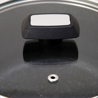 Nồi Easy Seoulcook 18 cm đáy từ (hồng) chống dính vân đá cao cấp Hàn Quốc, dùng được tất cả các loại bếp / Induction