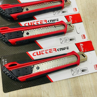 [COMBO 5 Dao rọc giấy KIRITO]  lưỡi 18mm - Dụng cụ hỗ trợ trong văn phong cho việc cắt giấy, dây điện, bìa cứng.