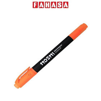 Bút Dạ Quang Hoshi 2 Đầu - Thiên Long HL-018/HS - Màu Cam