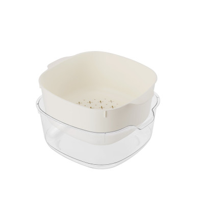 Bộ thau rổ Rose Elmich EL0269, EL0270, EL0271, Hàng chính hãng, Size 17,23,28cm, nhựa PP an toàn sức khỏe, 2 lớp - JoyMall