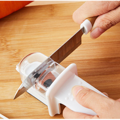 Dụng cụ mài dao cầm tay, dùng để mài sắc dao nhanh chóng, có tay cầm vững chắc không bị trơn trượt - nội địa Nhật Bản 