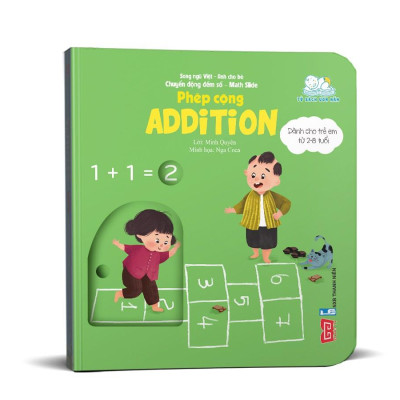 Sách Tương Tác - Chuyển Động Đếm Số - Math Slide - Phép Cộng - Addition