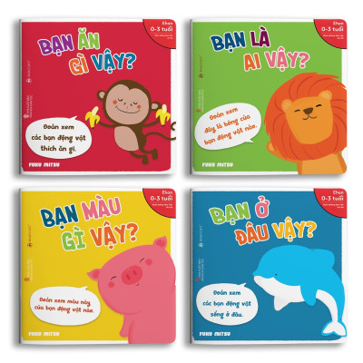 Combo Sách Ehon 7 Cuốn: Động Vật + Âm Thanh Quanh Bé