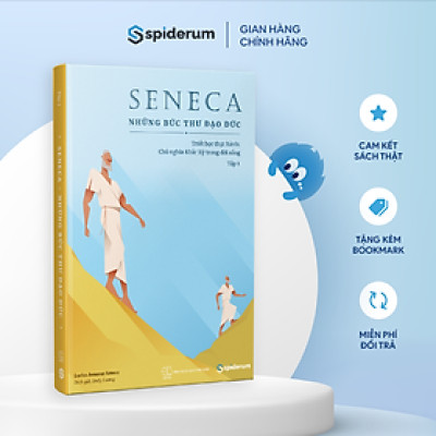 Sách Seneca: Những Bức Thư Đạo Đức – Chủ nghĩa Khắc kỷ trong đời sống - Tập 1 (Tái bản 179k)