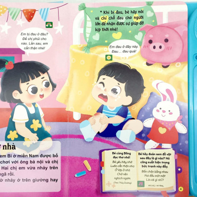 Tủ Sách Tương Tác - Sách Âm Thanh - Bé Học Nói - Phiên Bản Đặc Biệt Với 30 Nút Bấm