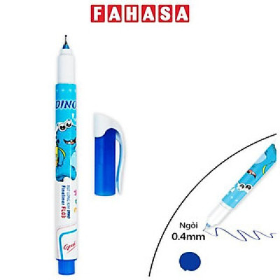 Bút Lông Kim Dino 0.4 mm - Smart Kids FL03 - Mực Xanh