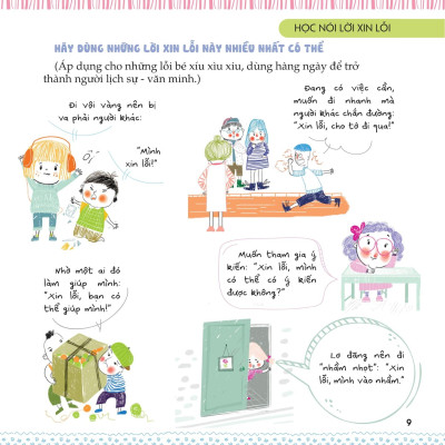 Kỹ Năng Sống Dành Cho Học Sinh - Học Nói Lời Xin Lỗi (Tái Bản)