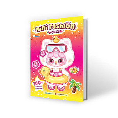 Mini Fashion - Sách Bóc Dán Sticker Cho Bé Gái (100+ Stickers Dễ Thương)
