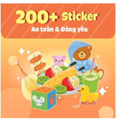 Sách Trò chơi Đồ hàng Đi Siêu Thị (Hơn 200 Stickers) (MG)