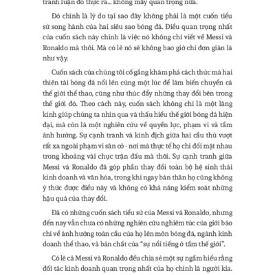 Sự Đối Đầu Của Hai Cầu Thủ Vĩ Đại Và Kỷ Nguyên Tái Tạo Bóng Đá Thế Giới - Messi Vs. Ronaldo _TRE	