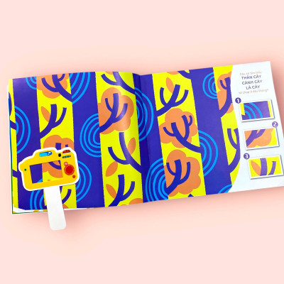 Sách - Úm Ba La! Máy ảnh mở ra! RÈN TRÍ NÃO - LUYỆN TẠP TRUNG - Nhanh mắt - Sách tương tác - Dành cho trẻ 3+