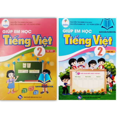 Sách - Combo Giúp em học Tiếng Việt 2 tập 1 + 2 (Cánh Diều)