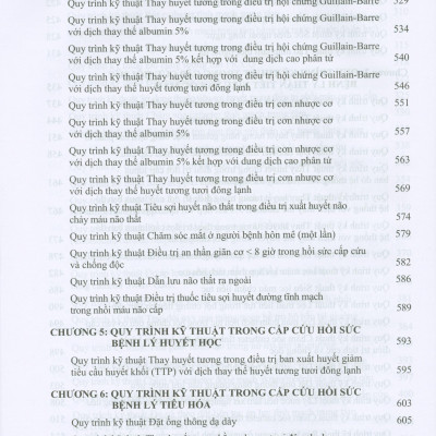 Hướng Dẫn Quy Trình Kỹ Thuật Khám Bệnh, Chữa Bệnh Chuyên Ngành Hồi Sức - Cấp Cứu - Chống Độc