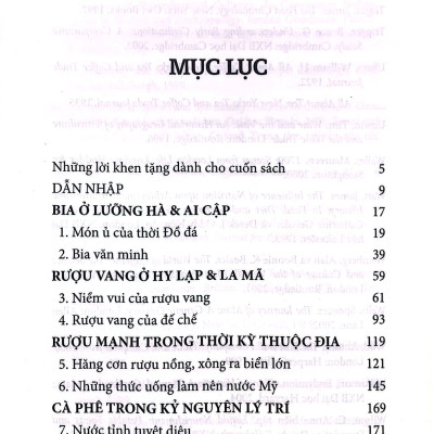 Lịch Sử Thế Giới Qua 6 Thức Uống - Tom Standage (HH)