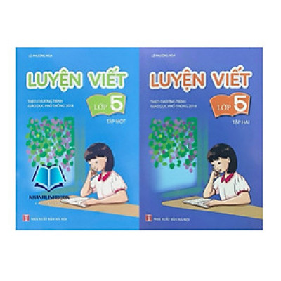 Sách -(Combo 2 Tập ) Luyện viết lớp 5 ( Theo chương trình giáo dục phổ thông 2018 )