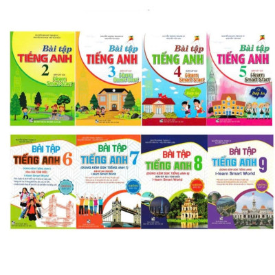 Sách Bổ Trợ - Bài Tập Tiếng Anh các lớp 2,3,4,5,6,7,8,9 (Bám Sát SGK I Learn Smart Start) (HA-)