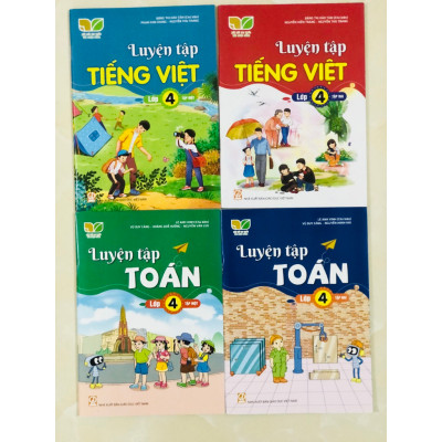 Sách - Combo Luyện tập Toán + Tiếng việt lớp 4 tập 2 ( kết nối )