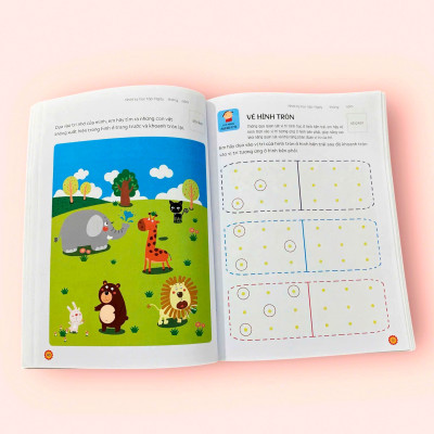 Sách cho bé - Phát Triển Tư Duy - Não Phải - Right Brain Development Activity Book - Dành cho trẻ từ 3-6 tuổi