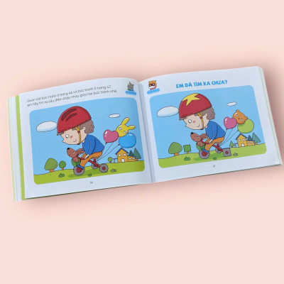 Sách cho bé - Hỏi Đáp Thông Minh - Rèn Luyện Não Trái Não Phải - Tập 4 - Sách tương tác - Dành cho trẻ 3+