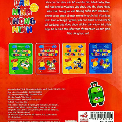 Dán Hình Thông Minh - Sách Tương Tác Vừa Học Vừa Chơi - Tập 2 (Dành Cho Bé 1-5 Tuổi)