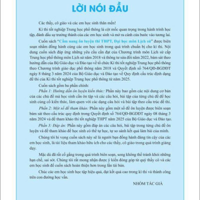 Sách - Câm Nang Ôn Luyện Thi THPT, Đại Học - Môn Lịch Sử