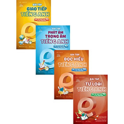 Combo Bài Tập Tiếng Anh Ôn Thi Vào 10 Và 10 Chuyên - Bộ 2 (4 Cuốn) - MEGA
