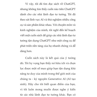 Chat GPT - Ứng Dụng Trí Tuệ Nhân Tạo Trong Công Việc