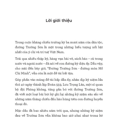 Ký Ức Đường Trường Sơn - TRE