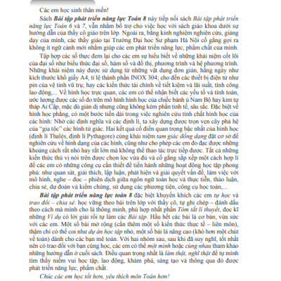 Sách - Bài tập phát triển năng lực Toán 8 - tập 1 ( Kết nối )