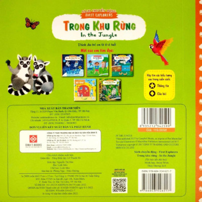 Sách Chuyển Động - First Explorers - In The Jungle - Trong Khu Rừng