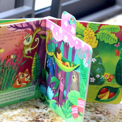 Sách Tương Tác - Sách Chuyển Động - First Stories - The Jungle Book - Cậu Bé Rừng Xanh