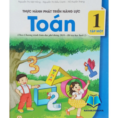 Sách - Combo Thực hành phát triển năng lực toán 1 - tập 1 + 2 ( theo chương trình GDPT 2018 - Hô trợ học buổi 2 )