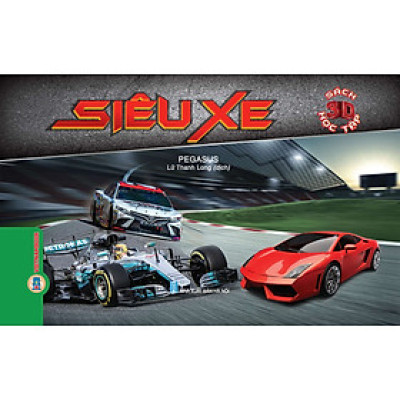 Sách 3D Học Tập - SIÊU XE 