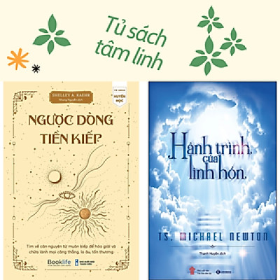 Combo 2Q Sách Khám Phá Thế Giới Tâm Linh: Ngược Dòng Tiền Kiếp _ 1980 Books + Hành Trình Của Linh Hồn (Tái Bản) _ Thaiha Books
