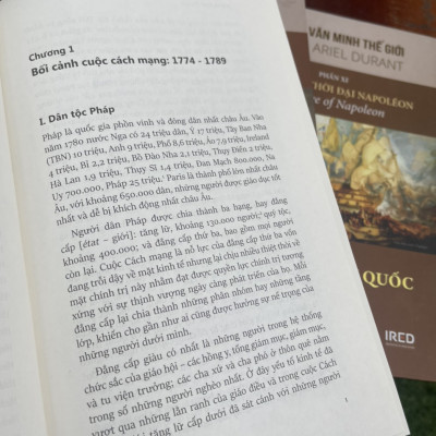 [BỘ LỊCH SỬ VĂN MINH THẾ GIỚI] – VĂN MINH THỜI ĐẠI NAPOLEON – phần XI – gồm 4 tập - WILL DURANT –