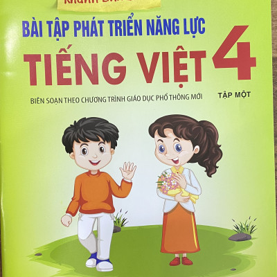 Sách - Bài tập tiếng việt phát triển năng lực 4 - tập 1 ( Kết nối )