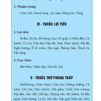 Thuốc Nam Và Châm Cứu - Phần Dược