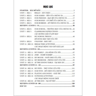 Bài tập dùng kèm tiếng anh 3 (biên soạn theo sgk tiếng anh 3 global success)