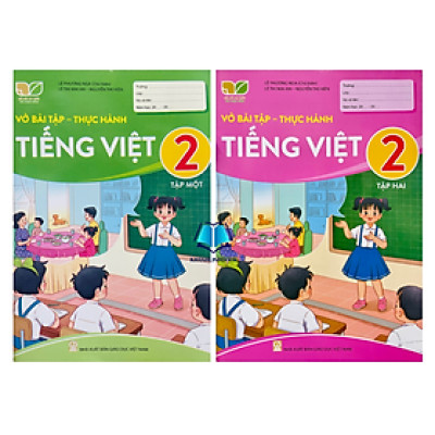 Sách - Combo Vở bài tập - Thực hành Tiếng Việt lớp 2 tập 1 + 2 (Kết nối tri thức với cuộc sống)