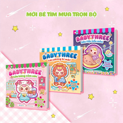 Bóc Dán Sticker Sáng Tạo Baby Three