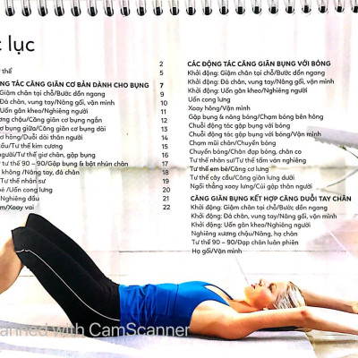 Sách Lò Xo - 15 Phút Tập Bụng (Kèm 1 DVD)