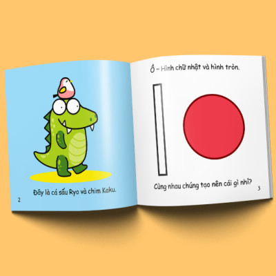 Sách Ehon  Điều Kỳ Diệu Từ Những Hình Khối Combo + Lẻ Cuốn