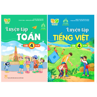 Sách - Combo Luyện tập Toán + Tiếng việt lớp 4 tập 2 ( kết nối )