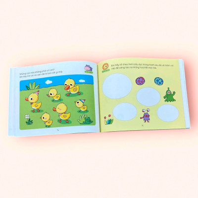 Sách cho bé - Hỏi Đáp Thông Minh - Rèn Luyện Não Trái Não Phải - Tập 2 - Sách tương tác - Dành cho trẻ từ 3+