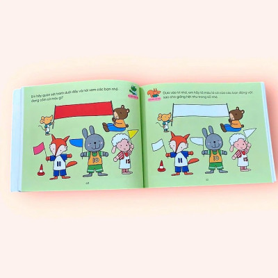 Sách cho bé - Hỏi Đáp Thông Minh - Rèn Luyện Não Trái Não Phải - Tập 3 - Sách tương tác - Dành cho trẻ 3+