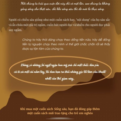 SỐNG SÂU (Deep Living) - Cuốn Sách Của Một Vị Cư Sĩ Đã Từ Bỏ Sự Nghiệp Triệu Đô Của Mình - Tuệ Lạc - (bìa mềm)