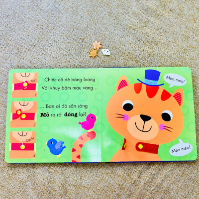 Sách tương tác - Kỹ năng vận động tinh cho bé 0 - 6 tuổi - Đinh Tị Books